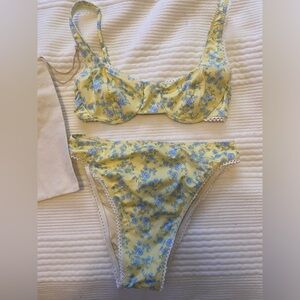 YLLW the label butter toile bikini